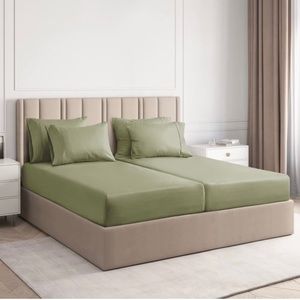 COPY - Split King Size Sheet Set - 7 Piece Set - Hotel Luxury Bed Sheets